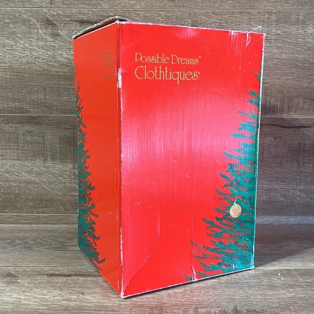 Clothtique Father Christmas Santa Figurine Bag 1990 Vintage Possible Dreams‎